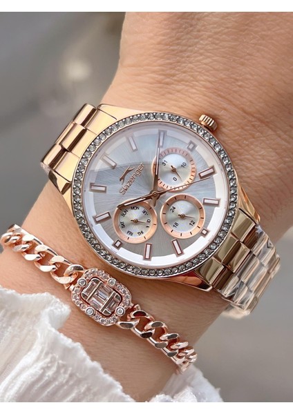 Iç Kadran Fonsiyonları Aktif 5 Atm Suya Dayanıklı Spor Kadın Kol Saati BSL.2069.M4