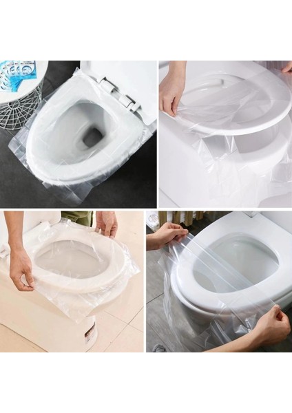 50 Adet Kullan At Pratik Kullanımlı Hijyenik Klozet Kapağı Poşeti (5148) fırsatları
