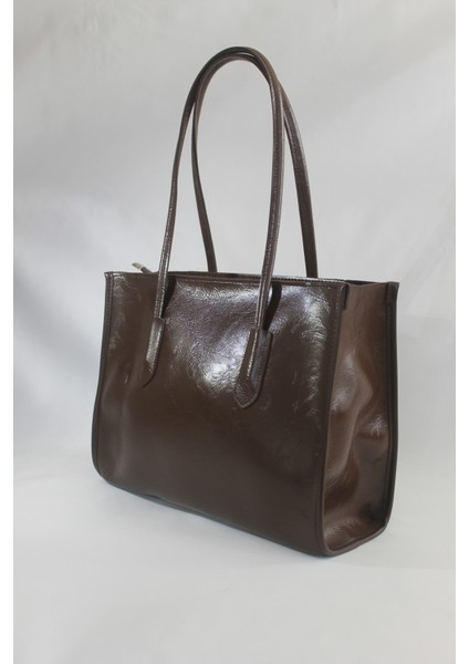 Gisse Omuz Çantası Kırışık Kahverengi modelleri