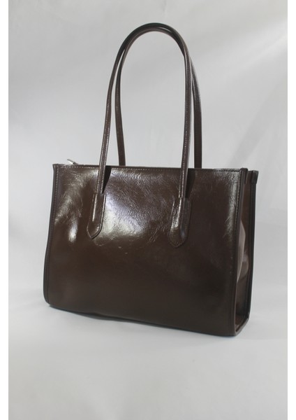 Gisse Omuz Çantası Kırışık Kahverengi fırsatları