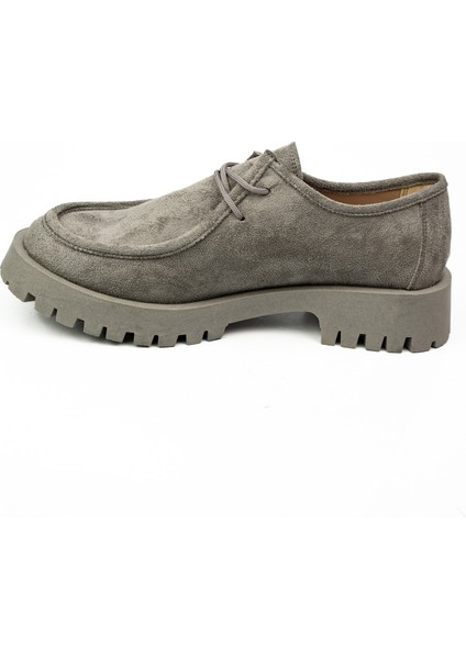 2026 Toce Gri Süet Günlük Kadın Ayakkabı modelleri