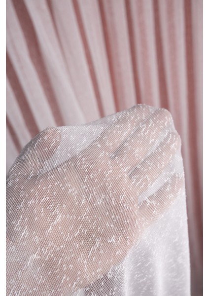 Lumina Toz Tutmayan Tül Perde, 1x2 Pileli Ağır Gramajlı Ütü Gerektirmeyen Tül Perde