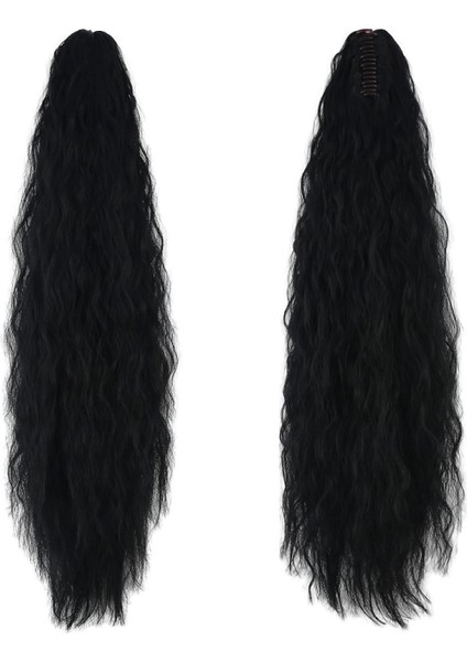 Tokalı Kabarık Dalgalı At Kuyruğu - Siyah fiyatları