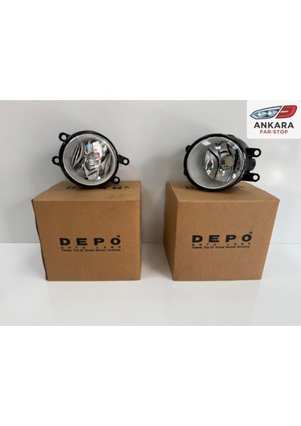 Toyota Yaris 2007 - 2012 Sis Lambası Ön Sağ - Sol Takım (Depo Marka) modelleri