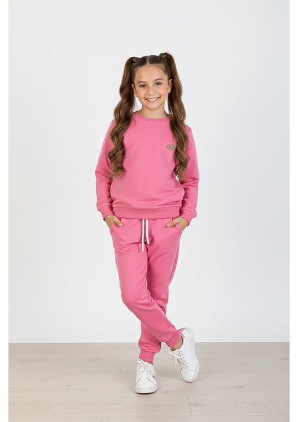 Bisiklet Yaka Çocuk Eşofman Takımı - 26K 16004