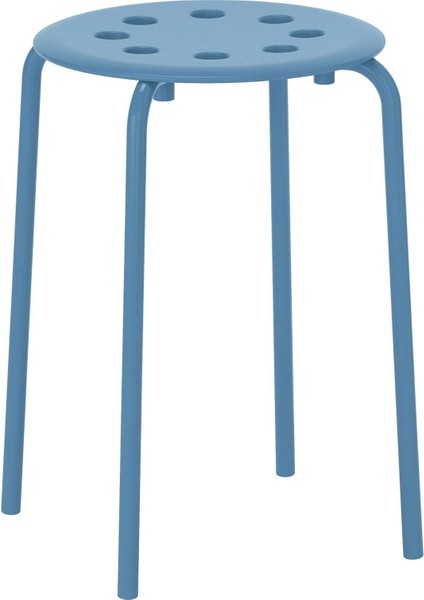 Marıus Tabure Mavi 45 cm