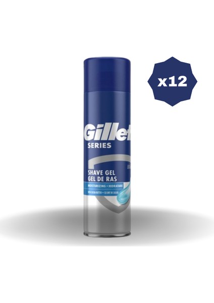 Gillette Series Jel Serinletici Temizlik 200 ml - (12 Adet)