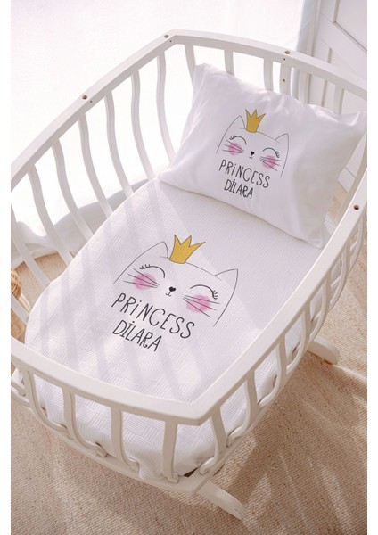 Isme Özel 70X120 Park Yatak ve Anne Yanı Pike Seti Prenses