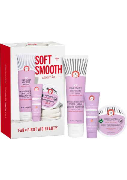 Soft + Smooth Starter Kit - Yumuşaklık + Pürüzsüzlük Verici Başlangıç Seti 113 G + 28,3 G + 28 Disk