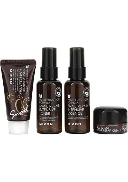 Snail Miniature Set Canlandırıcı Nemlendirici Onarıcı 4'lü Cilt Bakım Seti