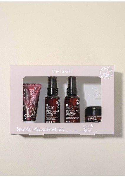 Snail Miniature Set Canlandırıcı Nemlendirici Onarıcı 4'lü Cilt Bakım Seti fiyatları