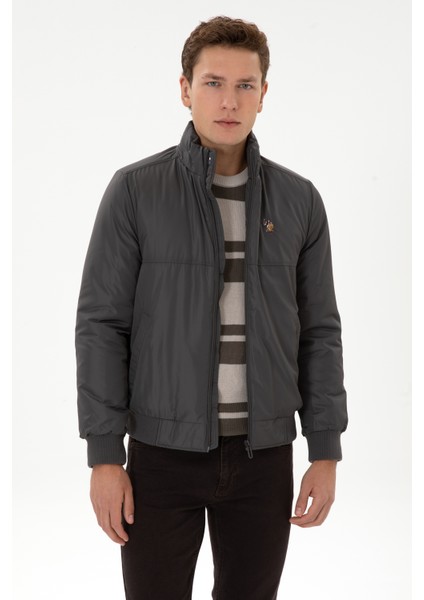 Erkek Gri Mont 50310244-VR024