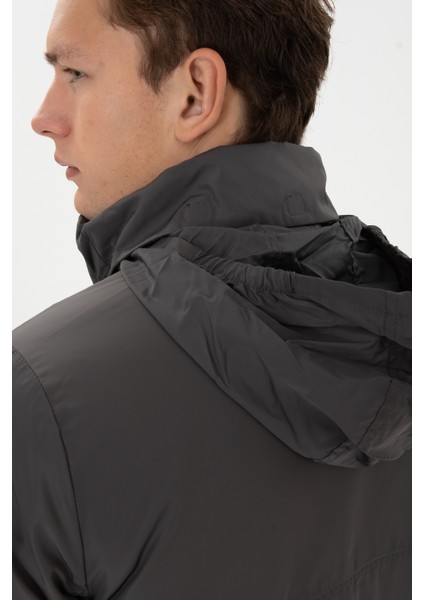 Erkek Gri Mont 50310244-VR024