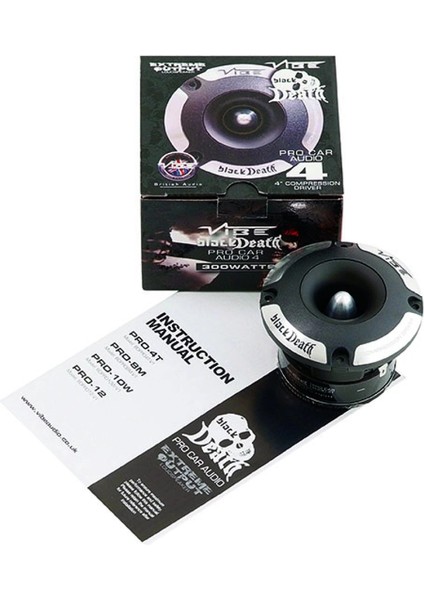 Dome Tweeter - Vibe Ölüm Serisi Tweeter - Vibe Blackdeath Pro Dome Tiz