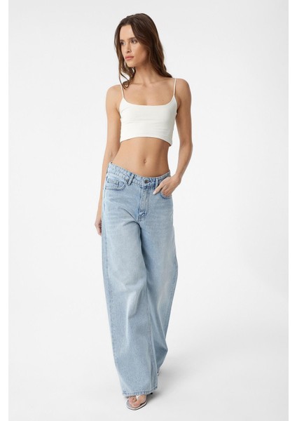 Siyah-Ekru 2'li Paket Kadın Askılı Top modelleri