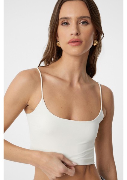 Siyah-Ekru 2'li Paket Kadın Askılı Top fırsatları