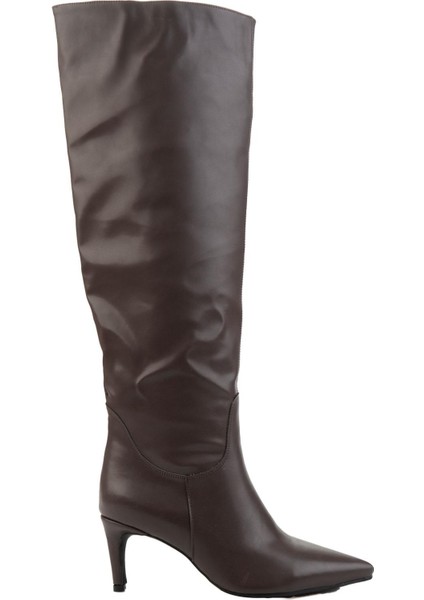 Kahve Kadın Çizme K03246280209