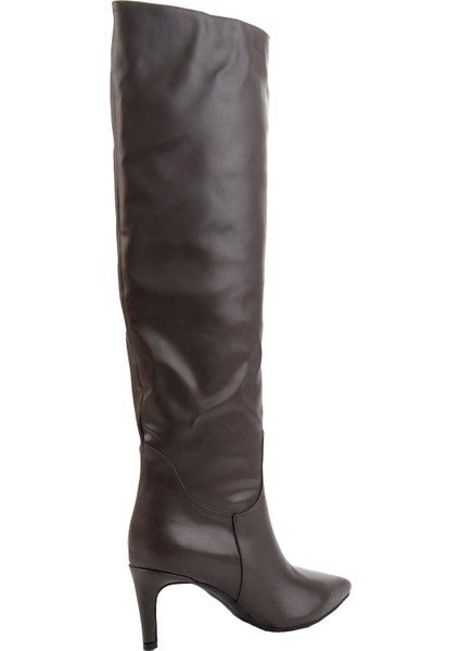 Kahve Kadın Çizme K03246280209 modelleri