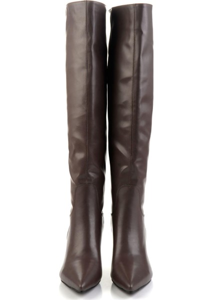 Kahve Kadın Çizme K03246280209 fırsatları