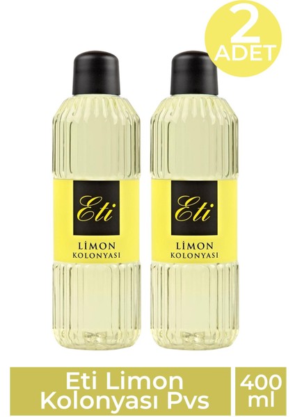 Limon Kolonyası Pvs 400 ml 2 Adet