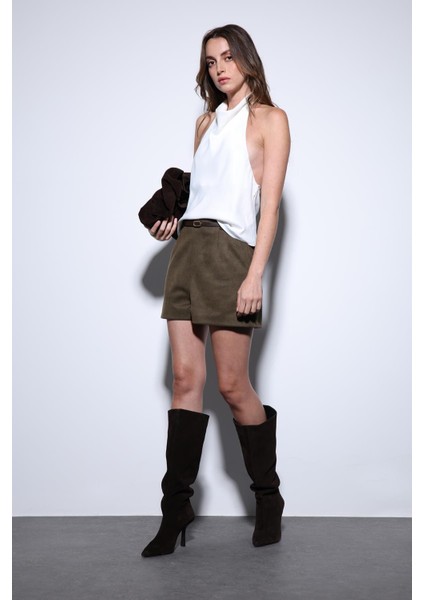 Beyaz Saten Halter Kadın Top fırsatları