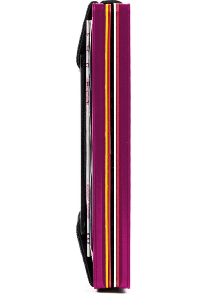 Derkam Minimalist Cüzdan & Kartlık - Erkek Kartlık | RFID Korumalı Alüminyum Kartlık | T-Burgundy indirimleri