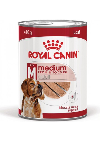 Orta Irklar için Yaş Konserve Köpek Maması 410g fiyatları