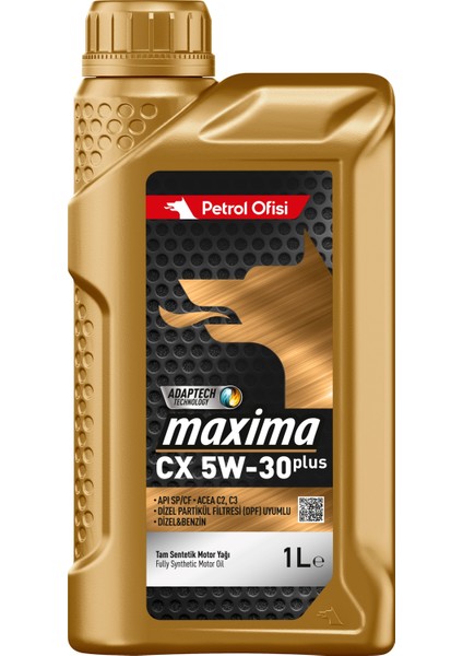 Maxima Cx 5W-30 Plus 1 L Motor Yağı