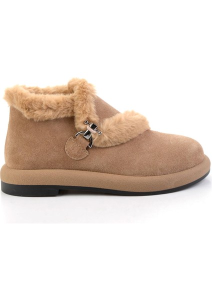 Nude Hakiki Deri Kadın Bot & Bootie K02631058702