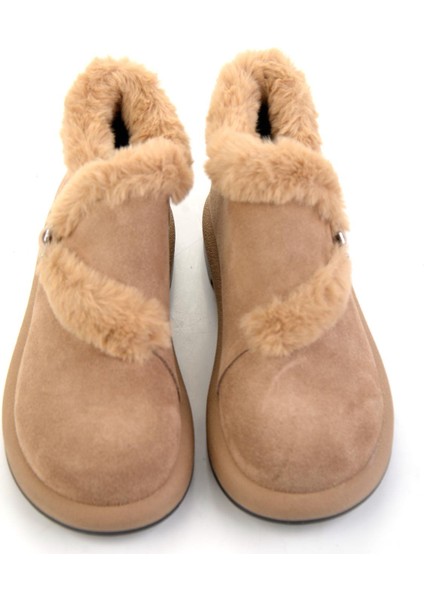 Nude Hakiki Deri Kadın Bot & Bootie K02631058702 fırsatları