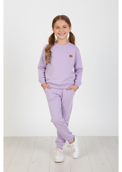 Bisiklet Yaka Çocuk Eşofman Takımı - 26K 16004