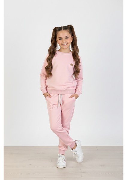 Bisiklet Yaka Çocuk Eşofman Takımı - 26K 16004