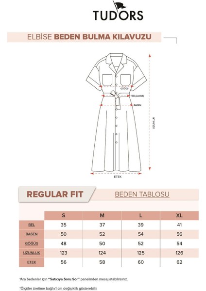 Kadın Regular Fit Uzun Kollu Klasik Yaka Düğmeli Beyaz Elbise