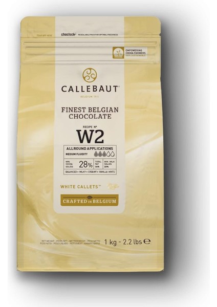 Lezzeti: 823 Sütlü & W2 Beyaz Çikolata Drop 2'li Paket (2x1 Kg) modelleri