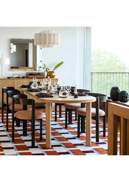 Stockholm 2025 Döşemeli Ahşap Sandalye Koyu Kahve Deri modelleri