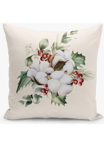 8 Li Çift Taraflı Dijital Baskı Kırlent Kılıfı Yılbaşı / Cristmas Desenli fiyatları