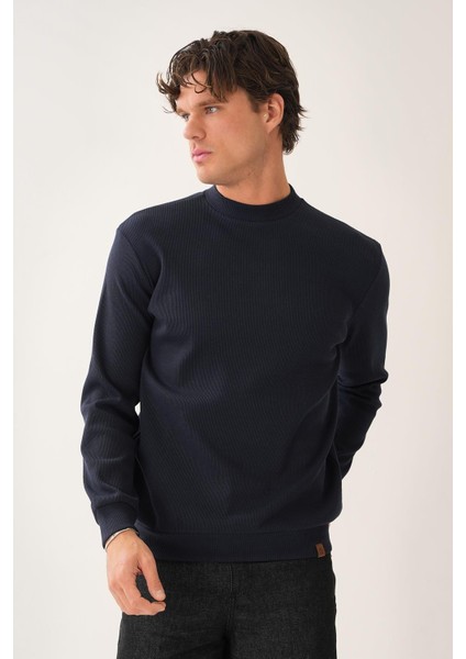 Alexandergardı Kaşkorse Kumaş Yarım Boğazlı Sweatshirt (E22-761A) modelleri