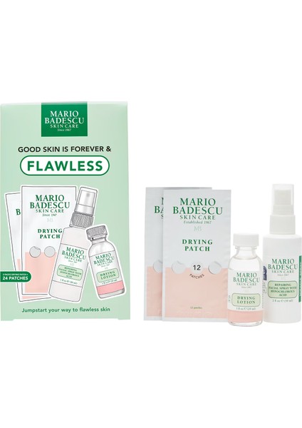 Flawless – Yüz Bakım Seti 59 ml + 29 ml + 12 Bant