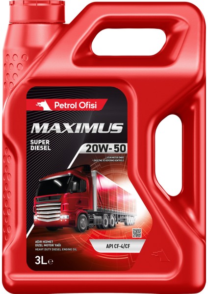 Maximus Super Diesel 20W-50 3l Motor Yağı