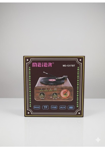 M-1317BT: Retro Görünüm, Bluetooth Gücü! Taşınabilir Radyo/hoparlör modelleri