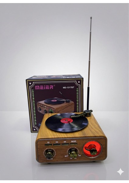 M-1317BT: Retro Görünüm, Bluetooth Gücü! Taşınabilir Radyo/hoparlör fırsatları