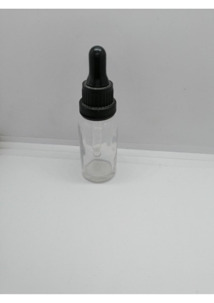 30CC Şeffaf Cam Damlalıklı Şişe, Medikal Şişe, 50 Adet