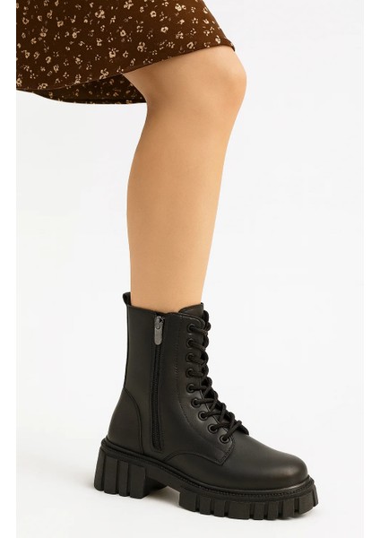 Kaymaz Taban Fermuarlı İçi Kürklü Su Geçirmez Kadın Bot modelleri