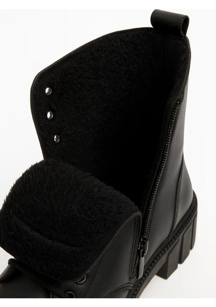 Kaymaz Taban Fermuarlı İçi Kürklü Su Geçirmez Kadın Bot indirimleri