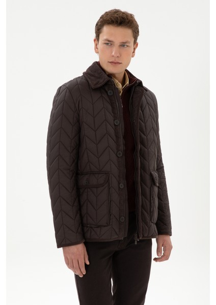 Erkek Koyu Kahverengi Mont 50311624-VR084
