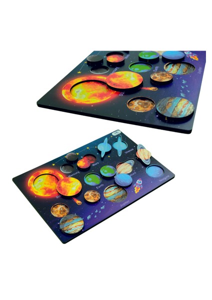 Ahşap Solar System Puzzle fiyatları
