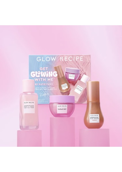 Get Glowing With Me - Katie Fang - Cilt Bakım Seti 40 ml + 20 ml + 15 ml fiyatları