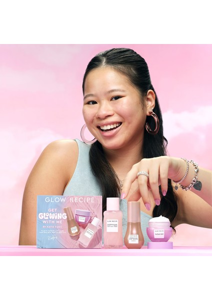 Get Glowing With Me - Katie Fang - Cilt Bakım Seti 40 ml + 20 ml + 15 ml fırsatları