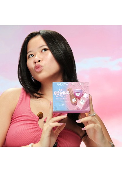 Get Glowing With Me - Katie Fang - Cilt Bakım Seti 40 ml + 20 ml + 15 ml
