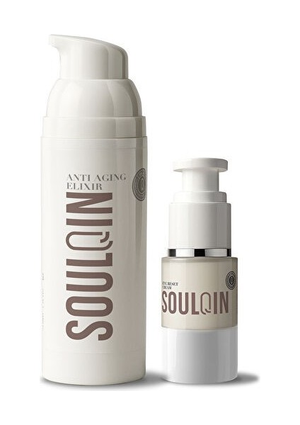 Anti-Aging Nemlendirici Yüz Kremi ve Göz Çevresi 2'li Cilt Bakım Seti